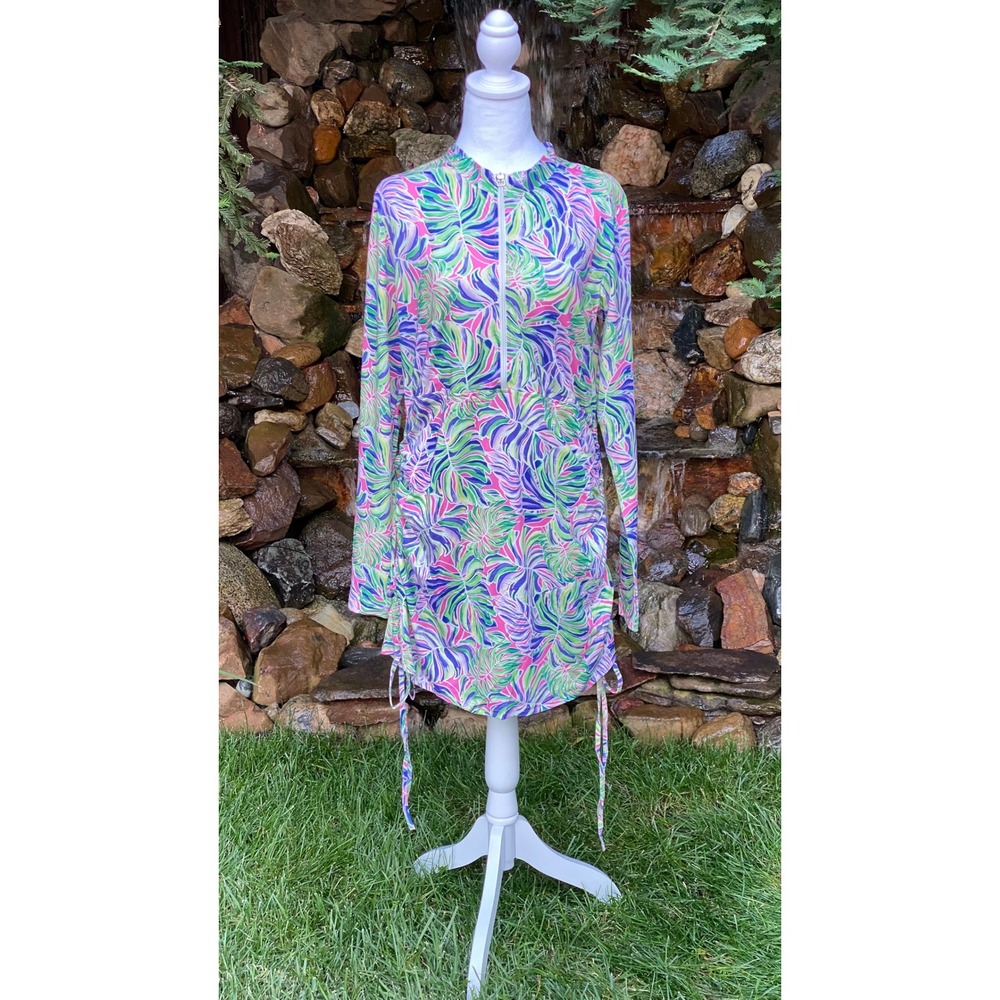 Banana Boat Sundress Size Medium New With Tags UPF 50+ Tropical Print BB842
